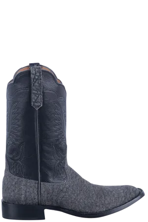 Rios of Mercedes Elephant Milan Cowboy Boots - Granite