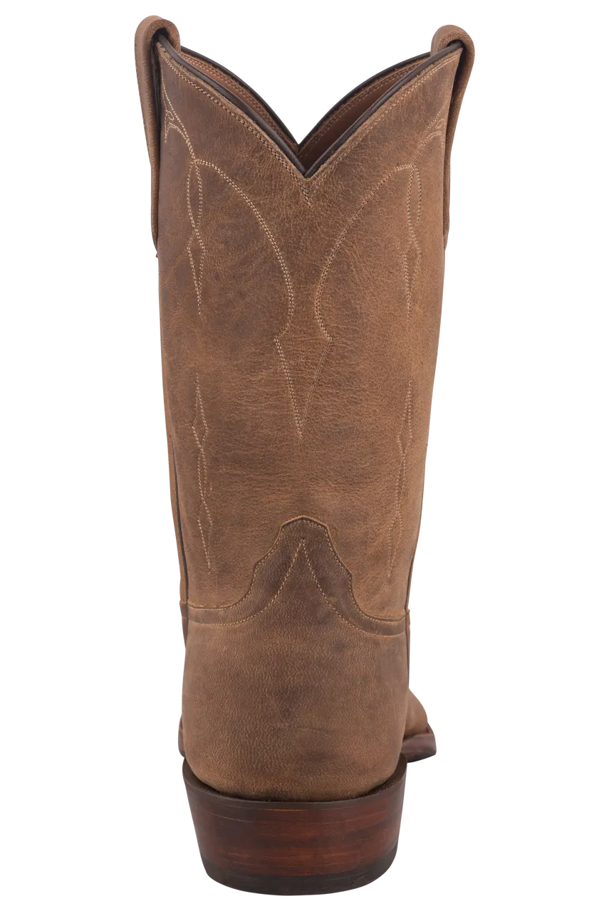 Rios of Mercedes Elk Bottom Roper Boots - Sand