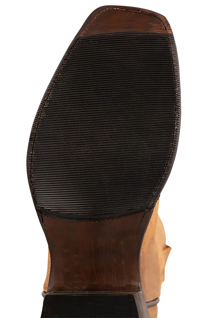 Rios of Mercedes Kudu Antelope Cowboy Boots - Light Brown