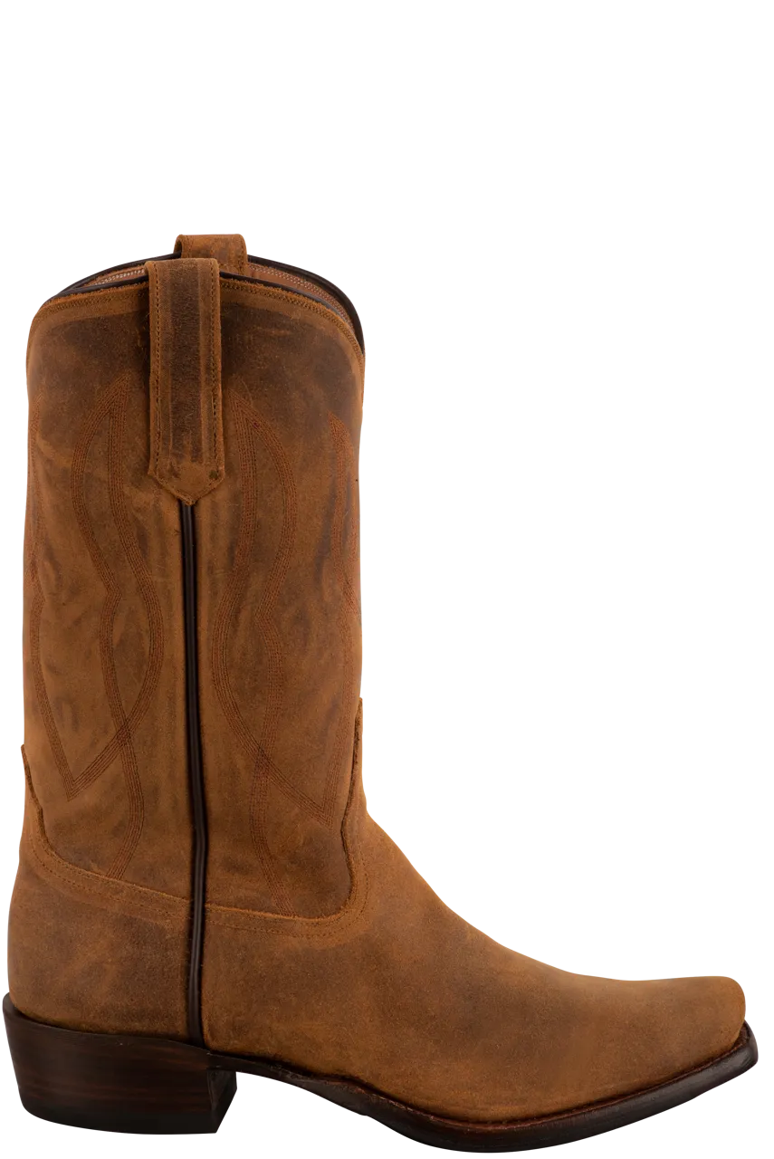 Rios of Mercedes Kudu Antelope Cowboy Boots - Light Brown