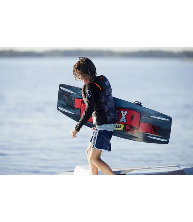 Ronix RX1 Boys Wakeboard Package with Divide Boots (2025)