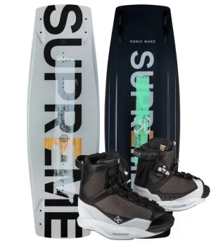 Ronix Supreme Wakeboard Package with District Boots (2022)