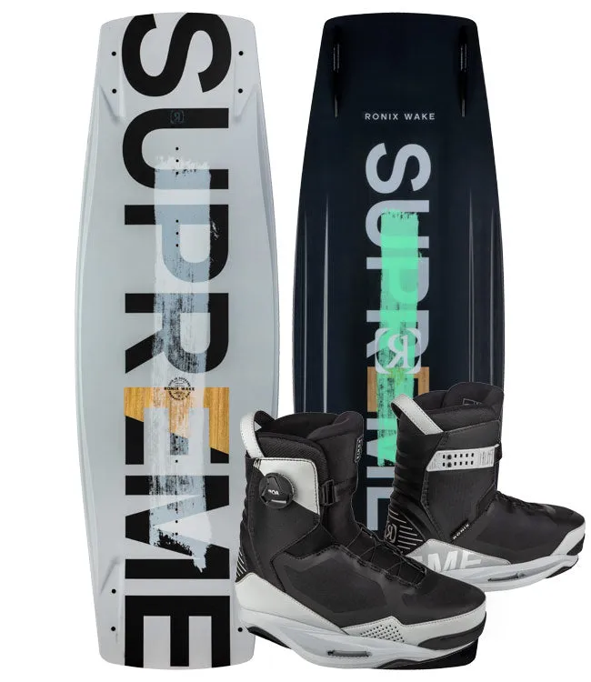 Ronix Supreme Wakeboard Package with Supreme Boots (2022)