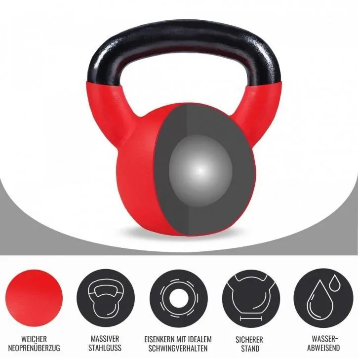 Rubber Coated Kettlebell 32KG