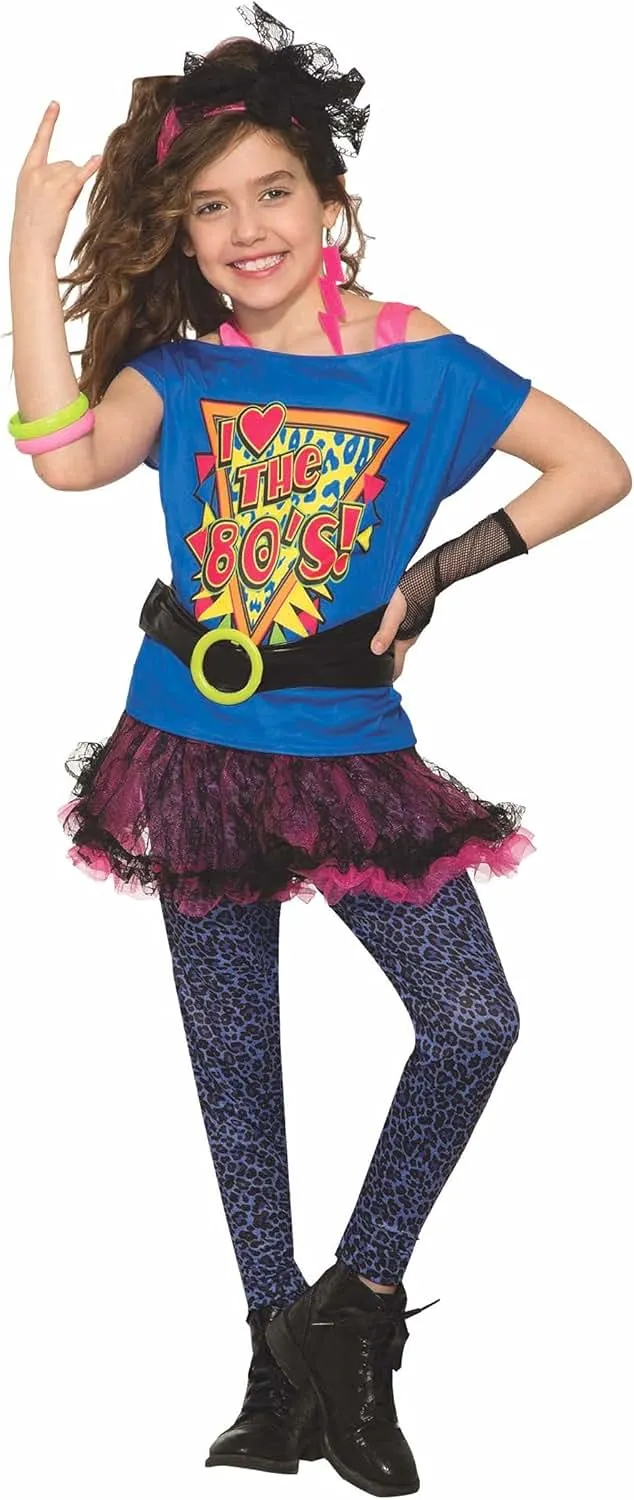 Rubie's Girl's Wild 80's Costume