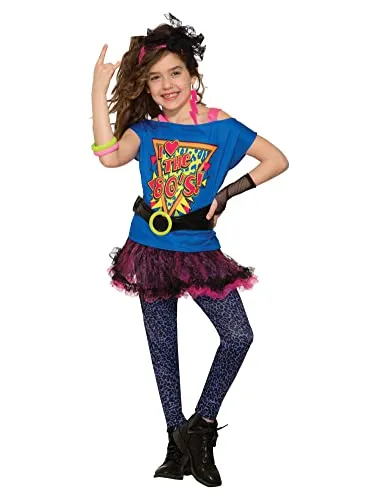 Rubie's Girl's Wild 80's Costume