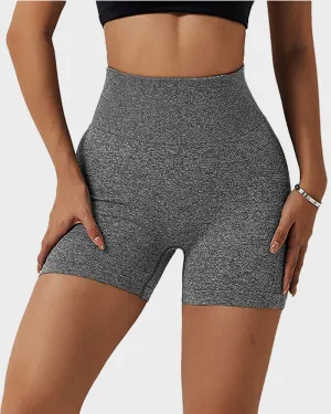 Seamless Knit Breathable Butt Lifting Fitness Shorts