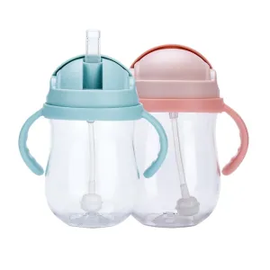 Silica Gel Feeding Kids Toddler Newborn Baby Drink Cups Water Bottles Kids Drinking Sippy A Cup with Straw Copo Infantil Drinker