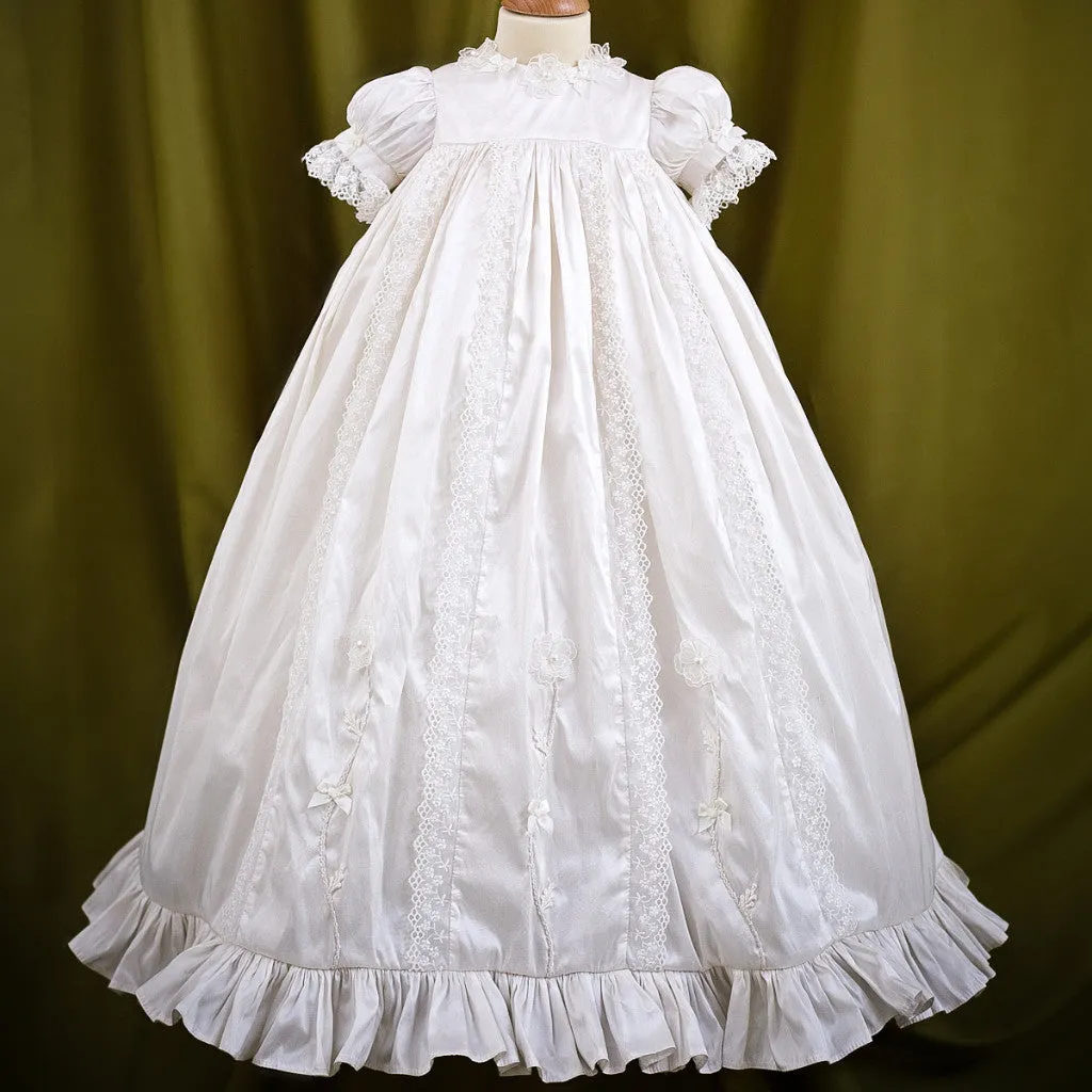 Silk Christening Gown 'Eden'