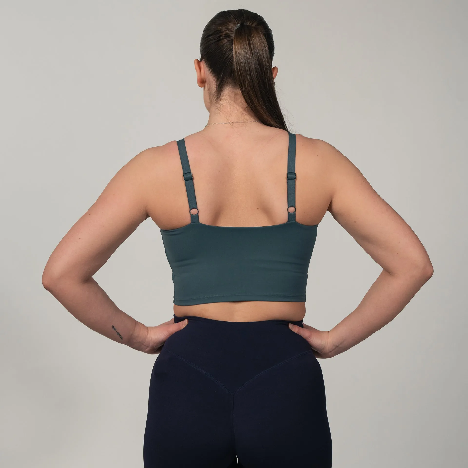 Snugberry Top Green - Inbuilt Bra