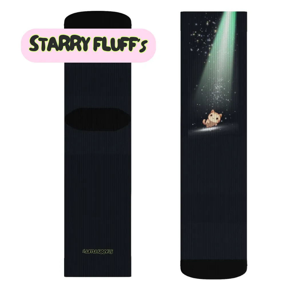 Starry Fluff's - Cosmo Cat Fun Novelty Socks