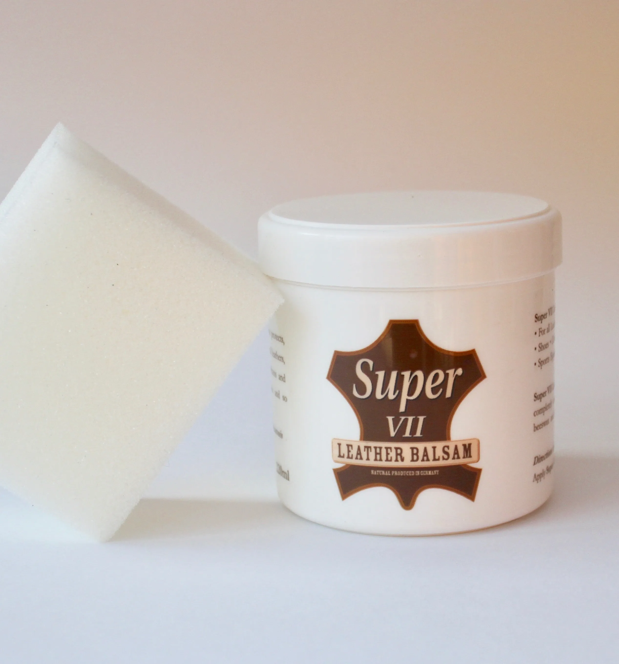 Super VII Leather Balsam - Natural Conditioner for Protecting and Waterproofing Leather