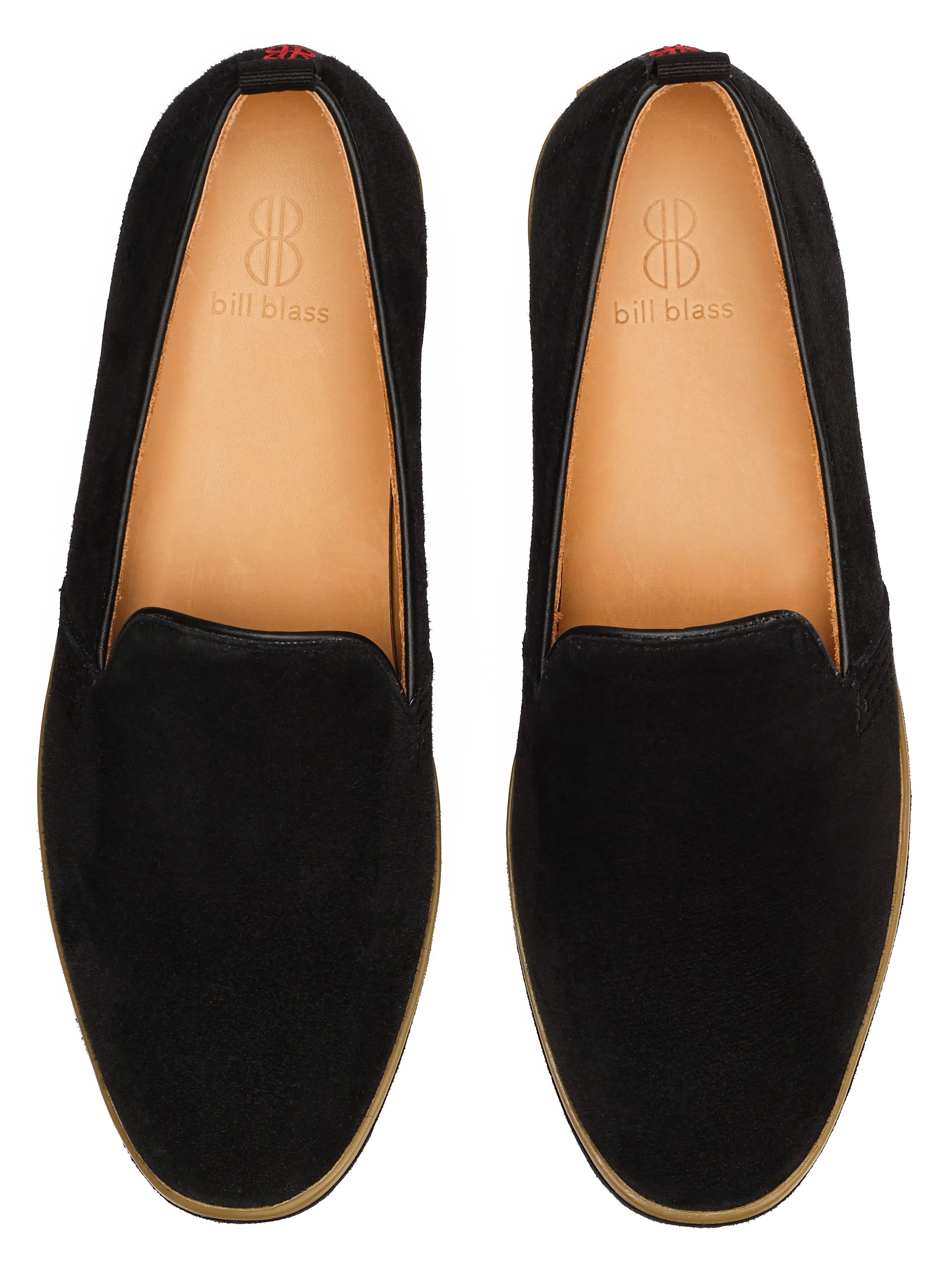 Sutton Suede Slip On - Black