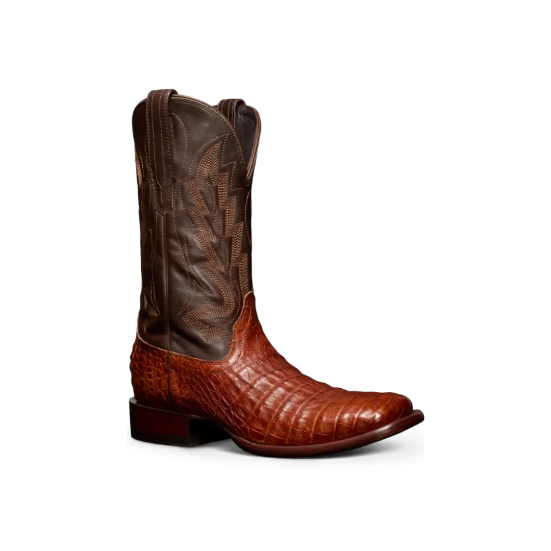 Tecovas Men's William Pecan Caiman Boots