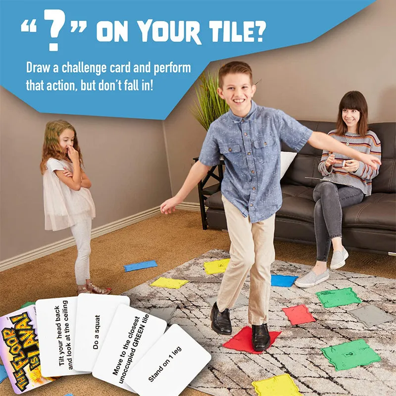 The Floor is Lava Interactive Floor Games for Children Adults