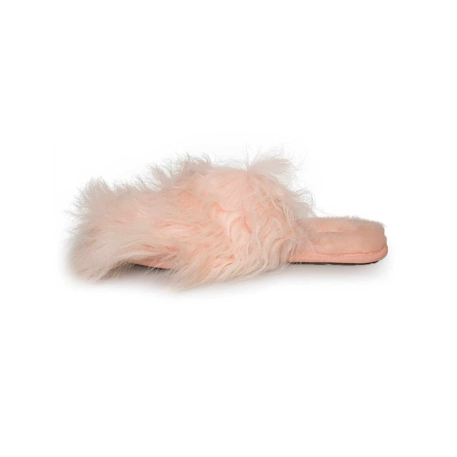 UGG Fluff Momma Mongolian Clog Tropical Peach Slippers