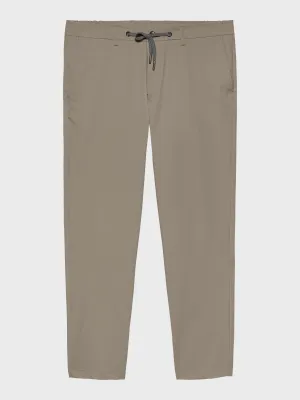 WINTER EDITION -SLATE BEIGE DRAWSTRING TROUSERS - DESIGN IN ITALY