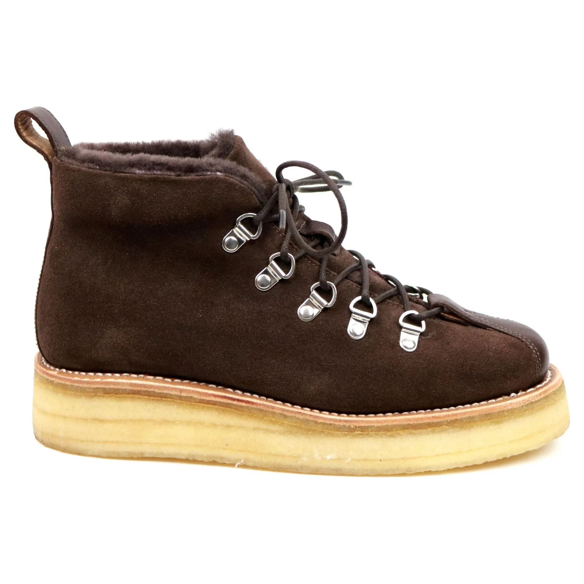 Women's 'Bridget' Brown Suede Hiker Boots UK 4