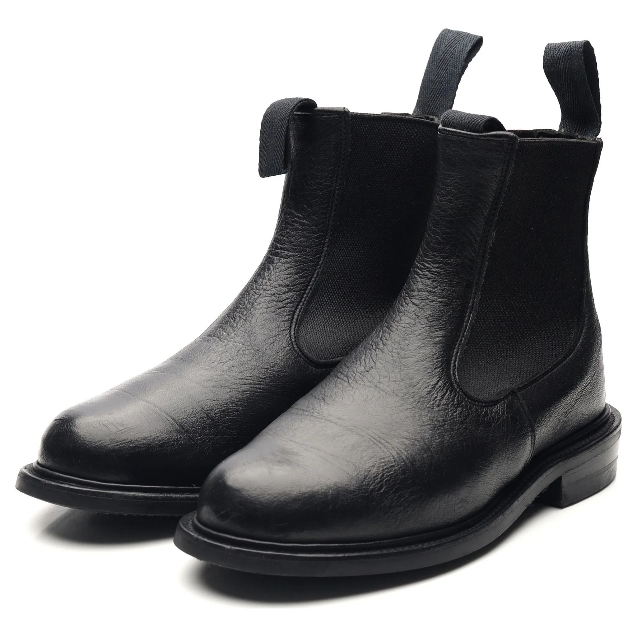 Women's 'Paula' Black Olivvia Leather Chelsea Boots UK 3