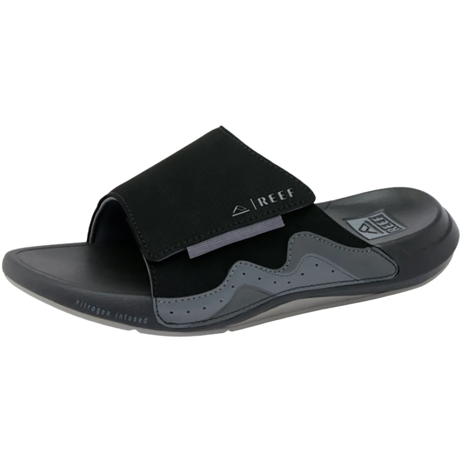 Women's REEF Cruiser Slide Black/Grey Synthetic