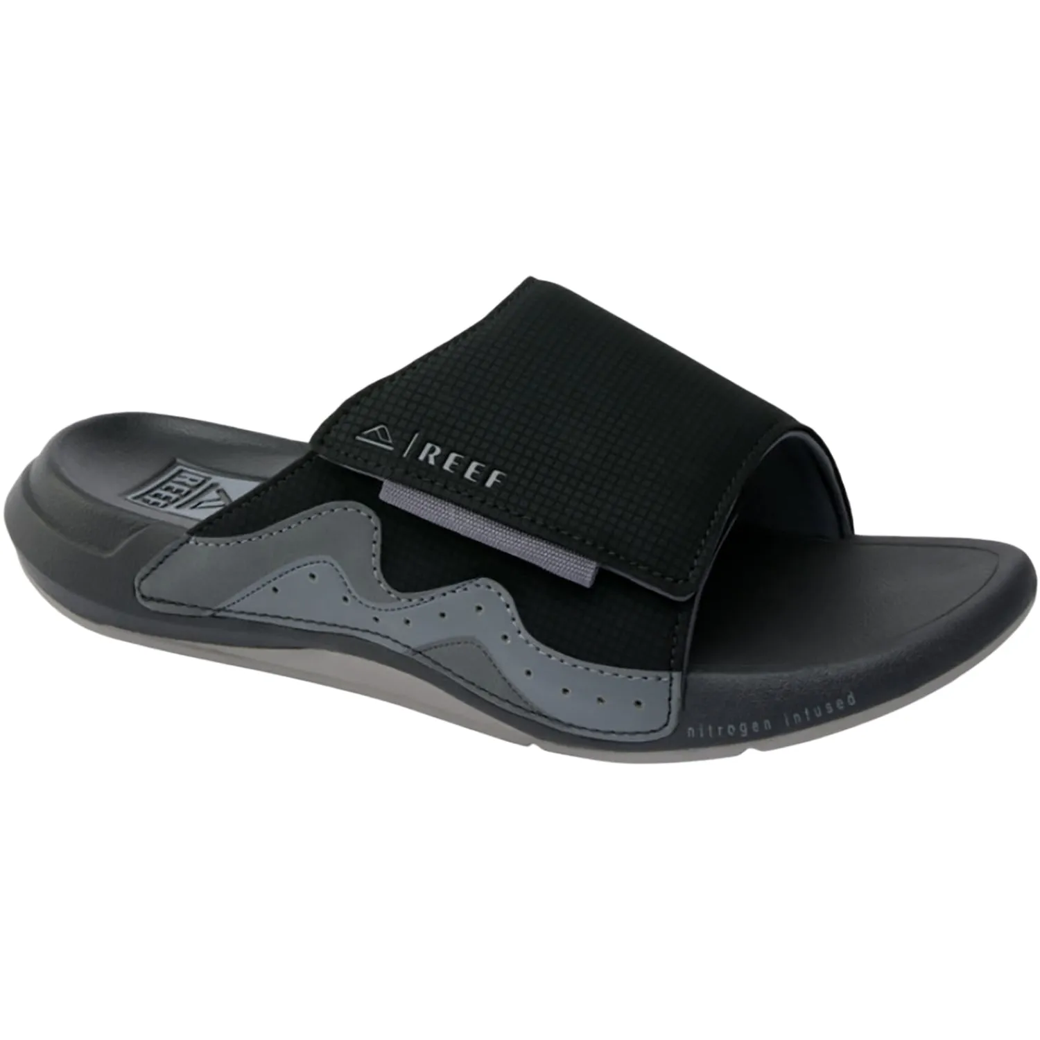 Women's REEF Cruiser Slide Black/Grey Synthetic